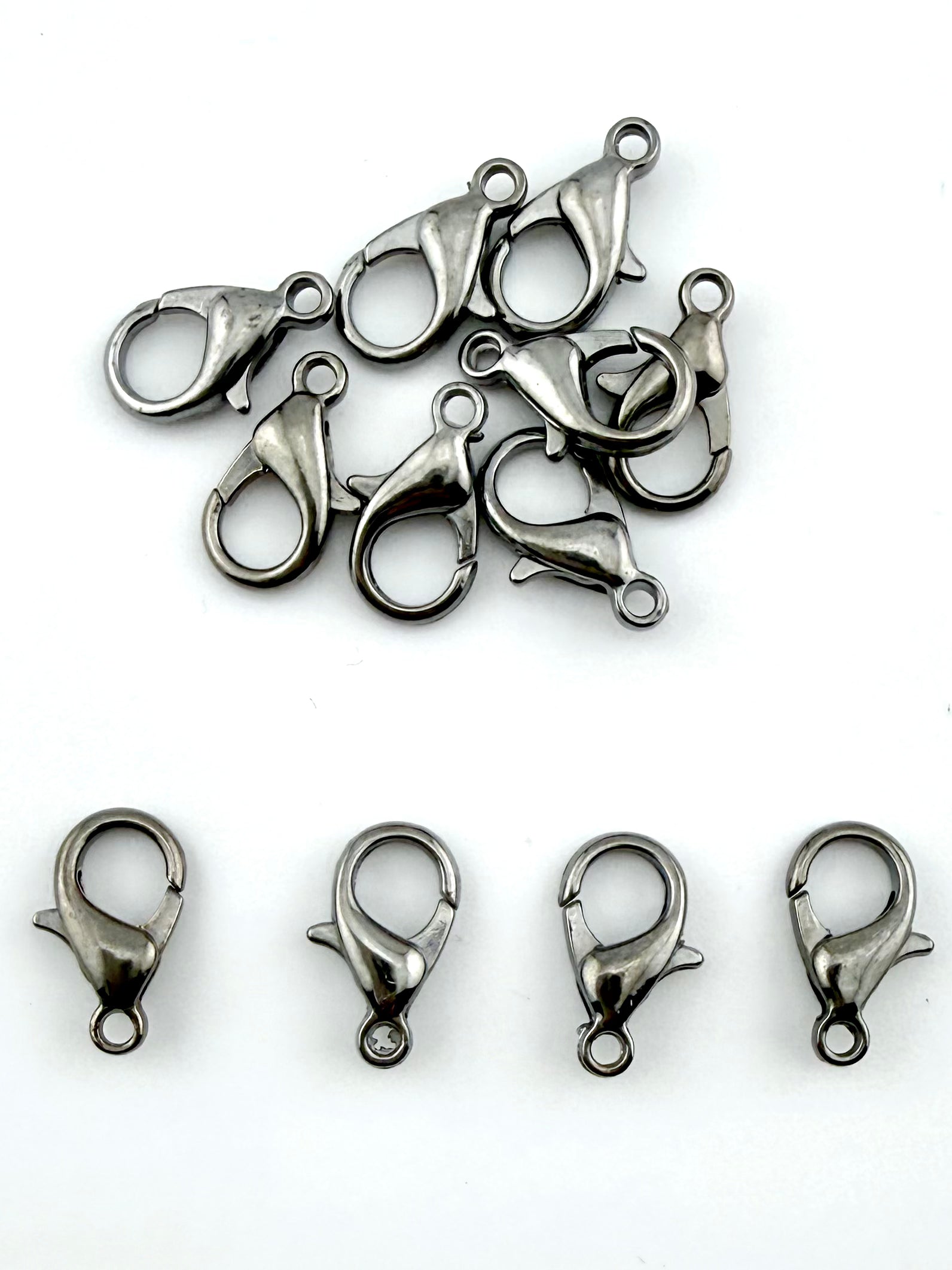 14mm Gunmetal Lobster Clasp