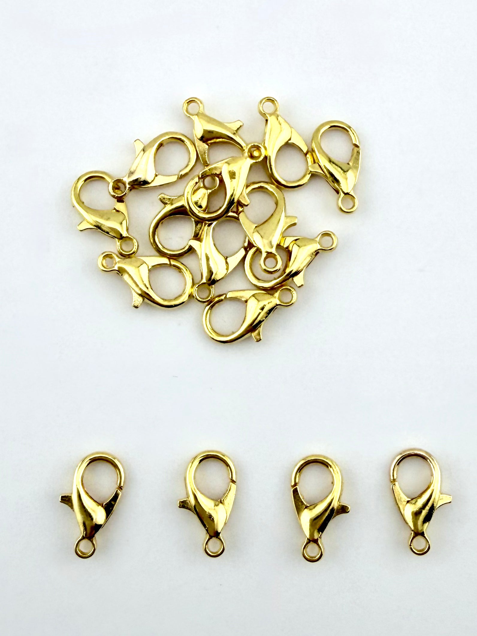 12mm Gold Lobster Clasp