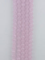 8mm Glass faceted round Beads Pink