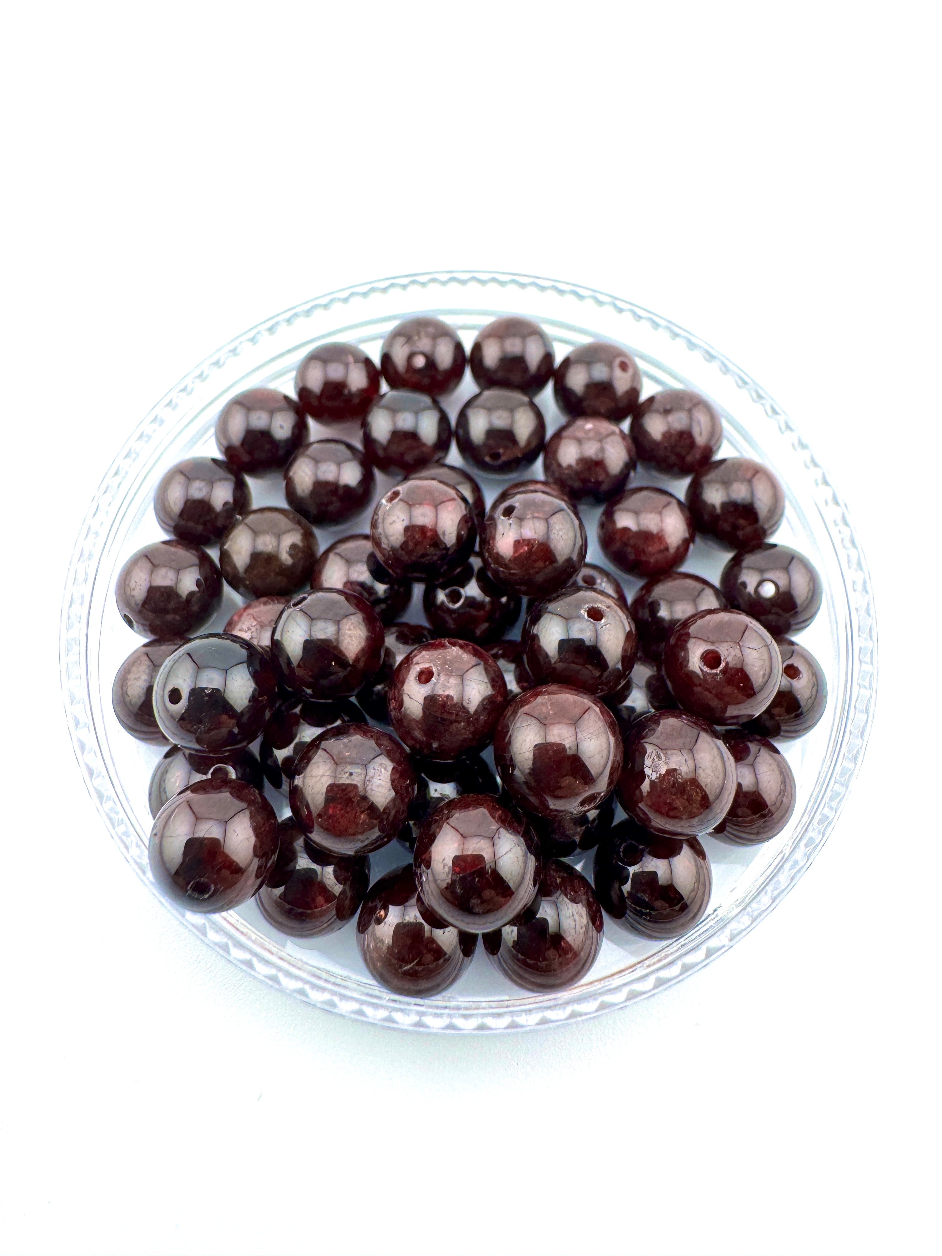 Garnet Bracelet Available in 6mm, 8mm, 8mmFaceted and 10mm Sizes