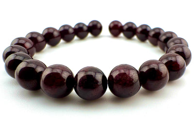 Garnet Bracelet Available in 6mm, 8mm, 8mmFaceted and 10mm Sizes