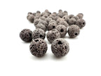 Dyed Lava Stone Grey Beads Available in 8mm Sizes