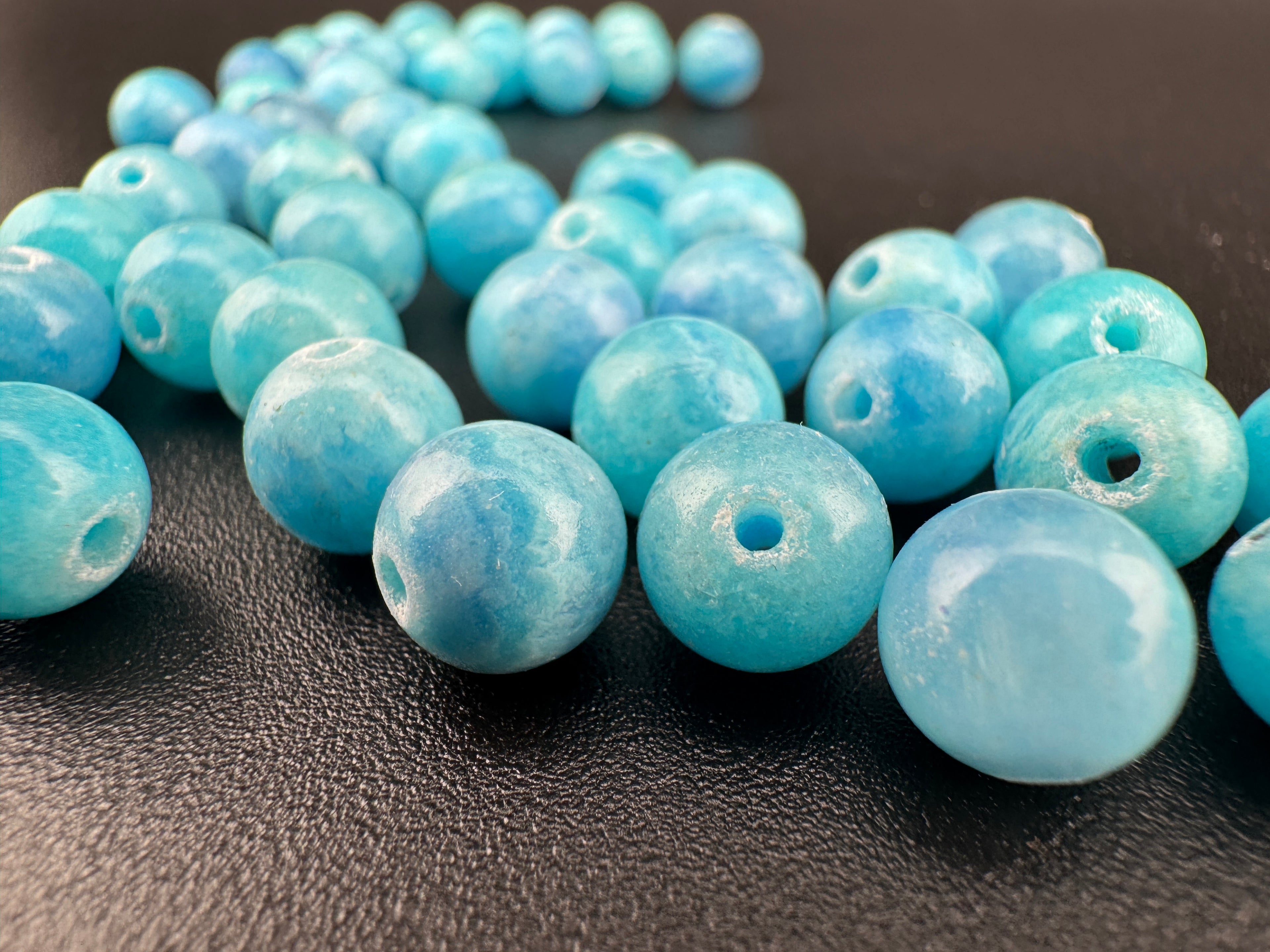 Hemimorphite Beads Available in 6mm, 8mm Sizes