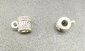 7x6mm Barrell Hanger Spacer Rhodium
