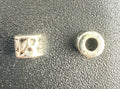 4x4.5mm Drum Shape Spacer Bead Rhodium