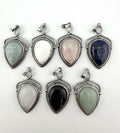 Natural Stone Oval Shape Pendant