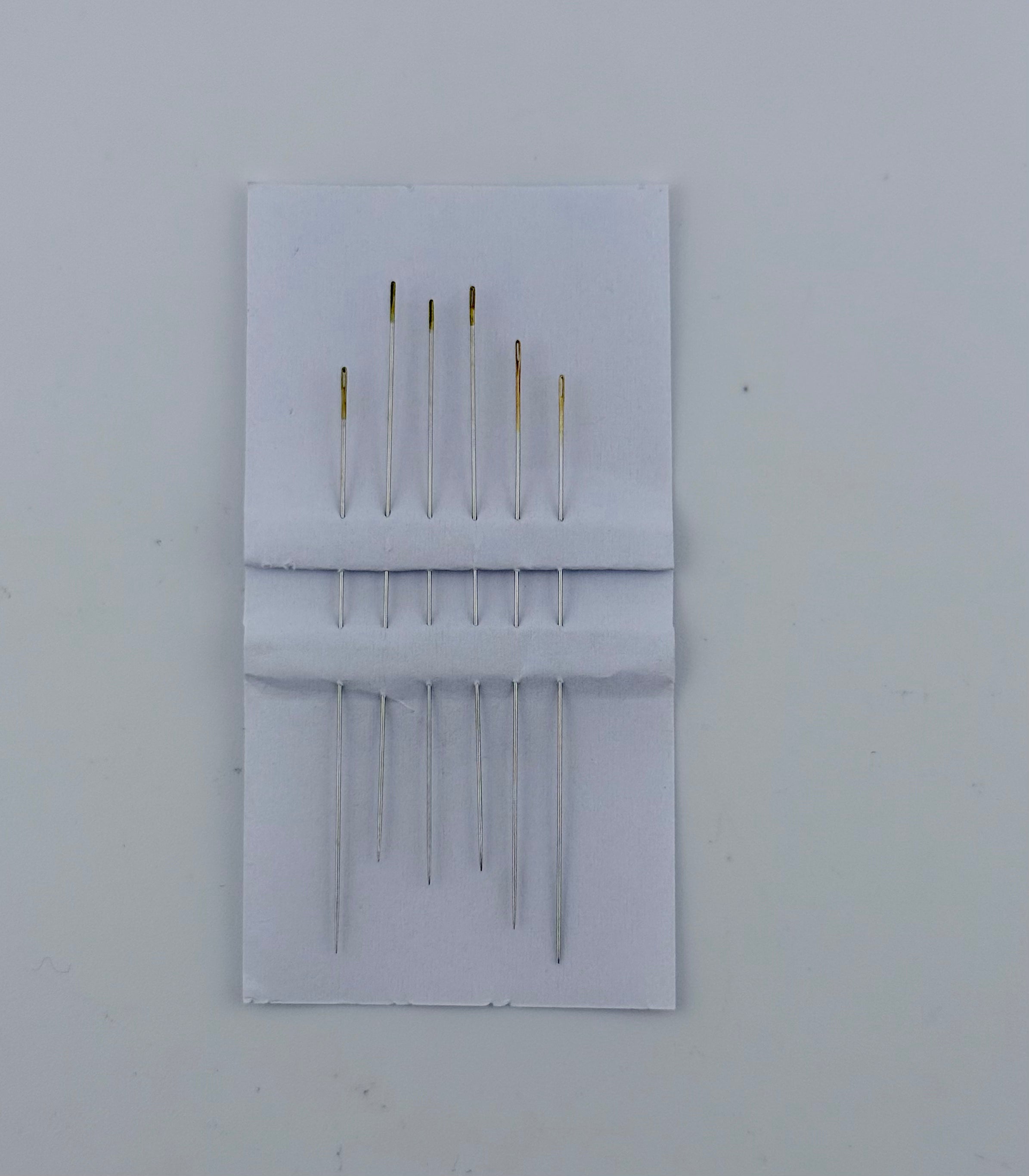 Pony Needles Gold Eye Size 12