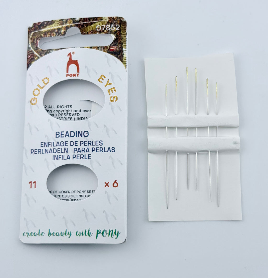 Pony Needles Gold Eye Size 11