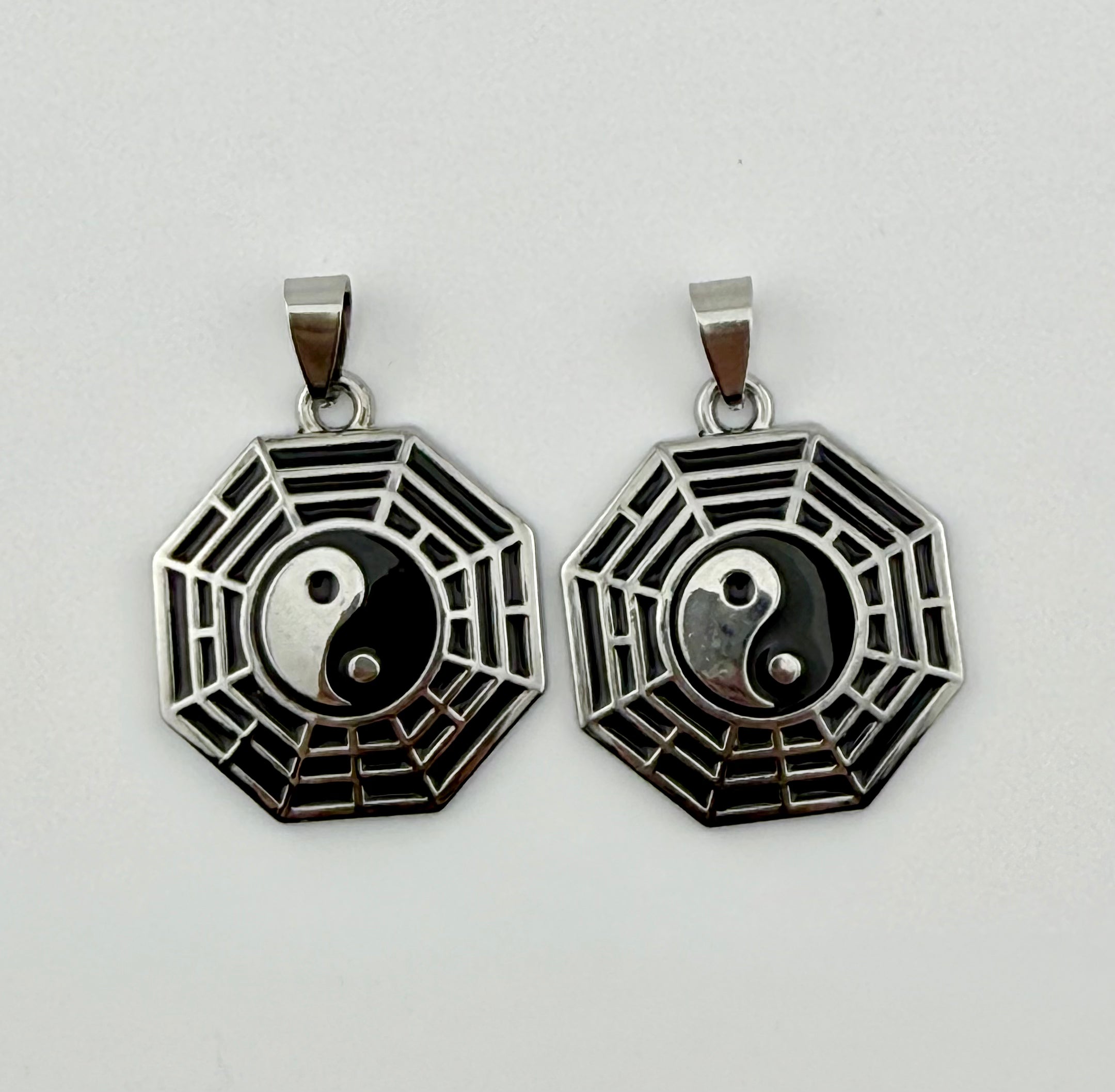 Stainless Steel Yin-Yang Pendant