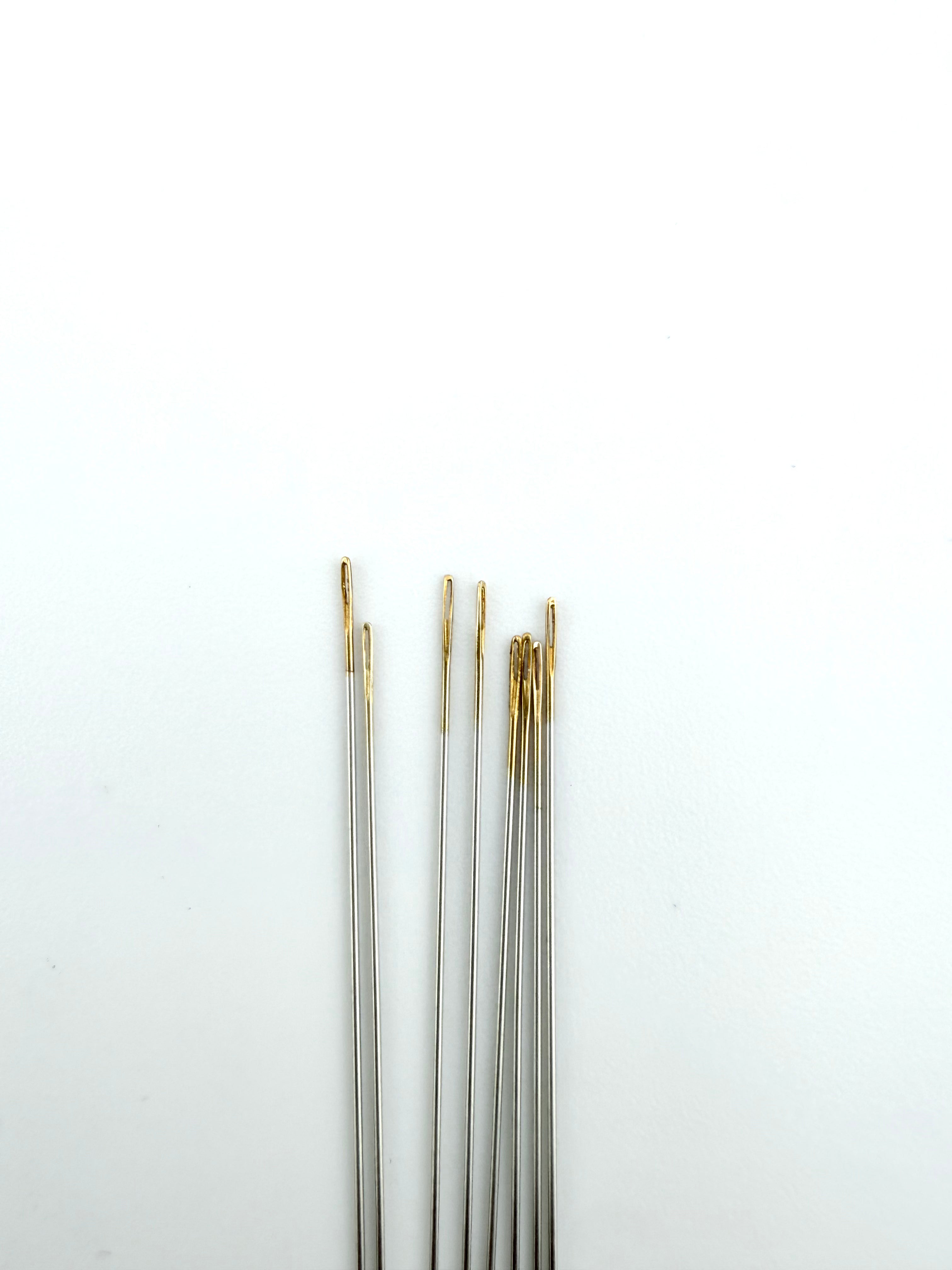 Pony Needles Gold Eye Size 11 - 25 count