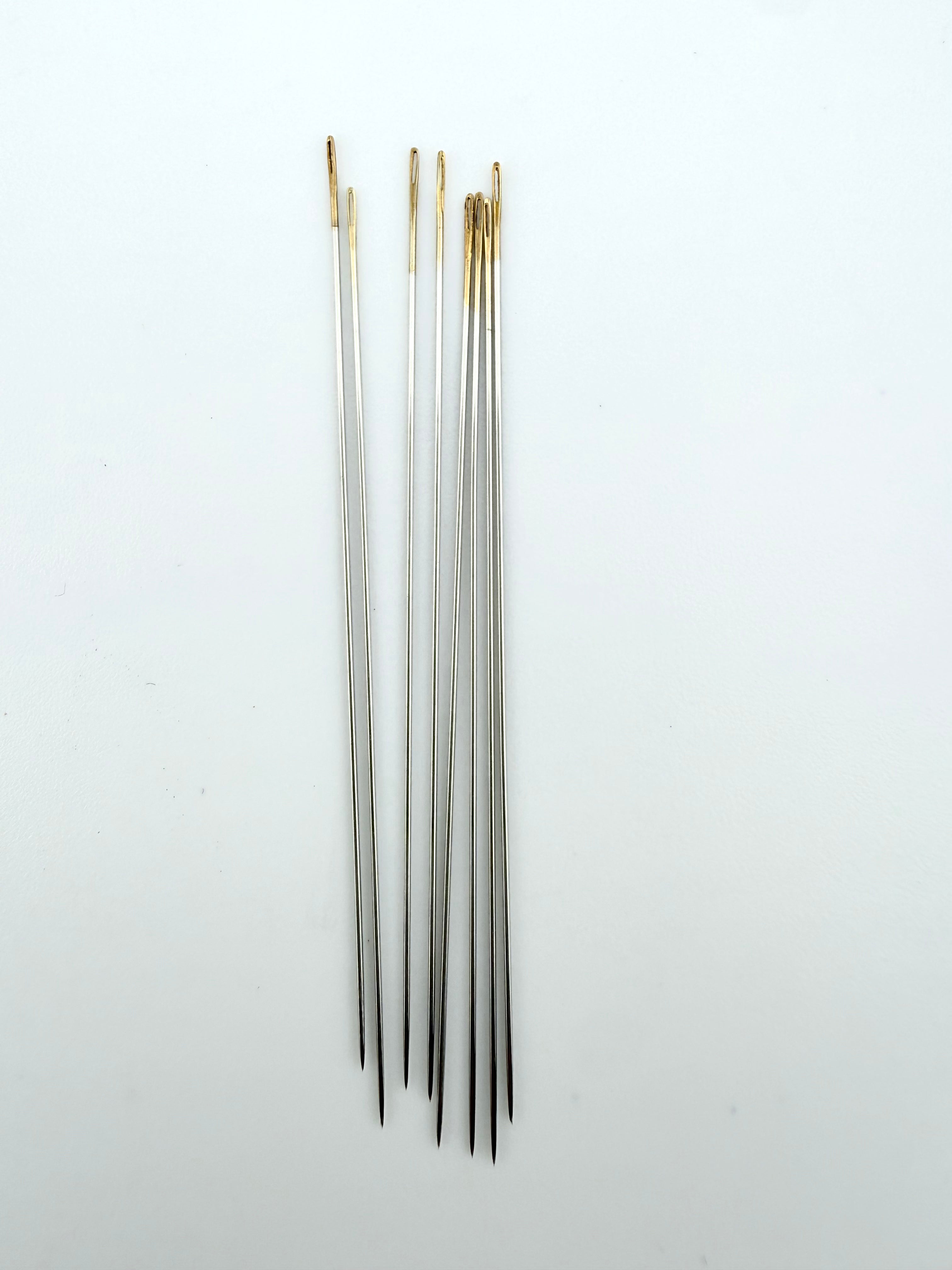 Pony Needles Gold Eye Size 11 - 25 count