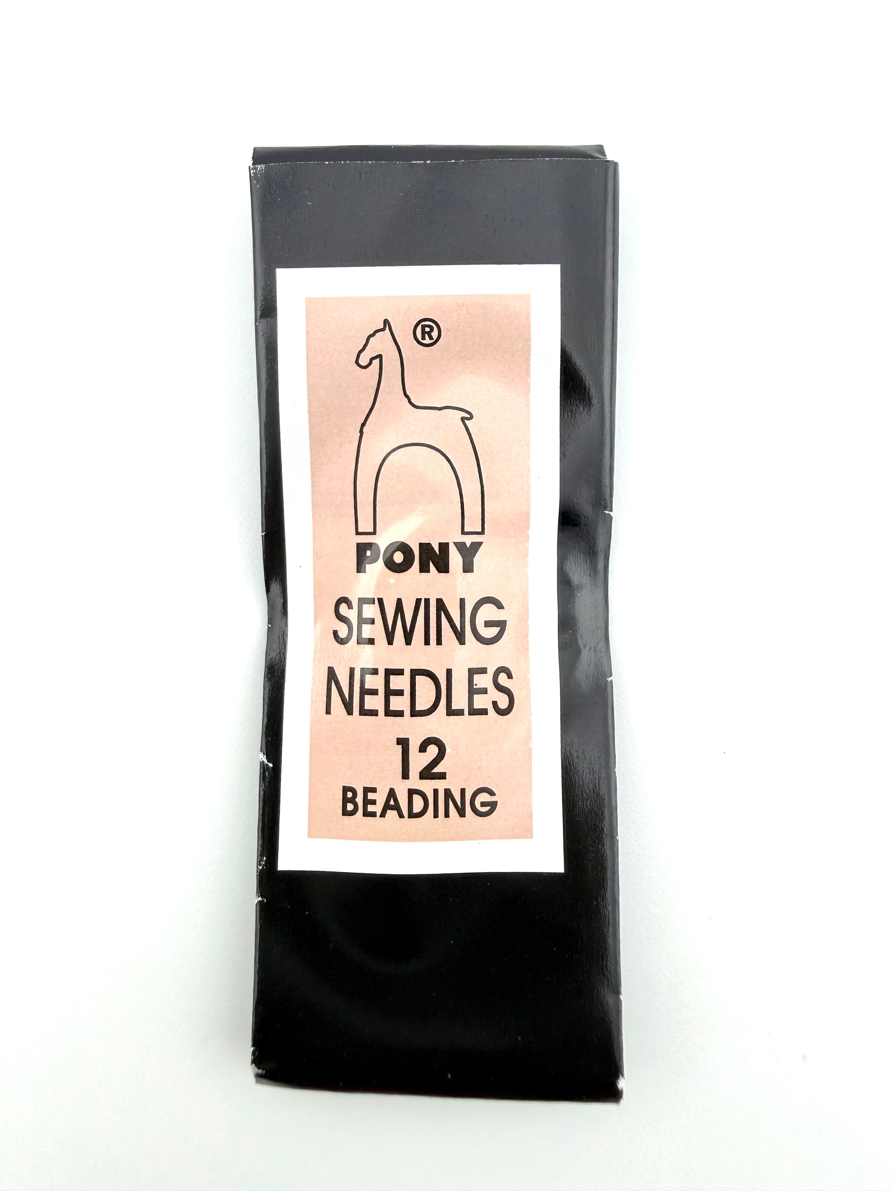Pony Needles Gold Eye Size 12 - 25 count