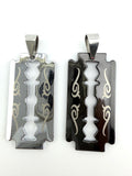 Stainless Steel Safety Razor Blades Pendant