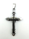 Stainless Steel Layered ornate Cross Pendant