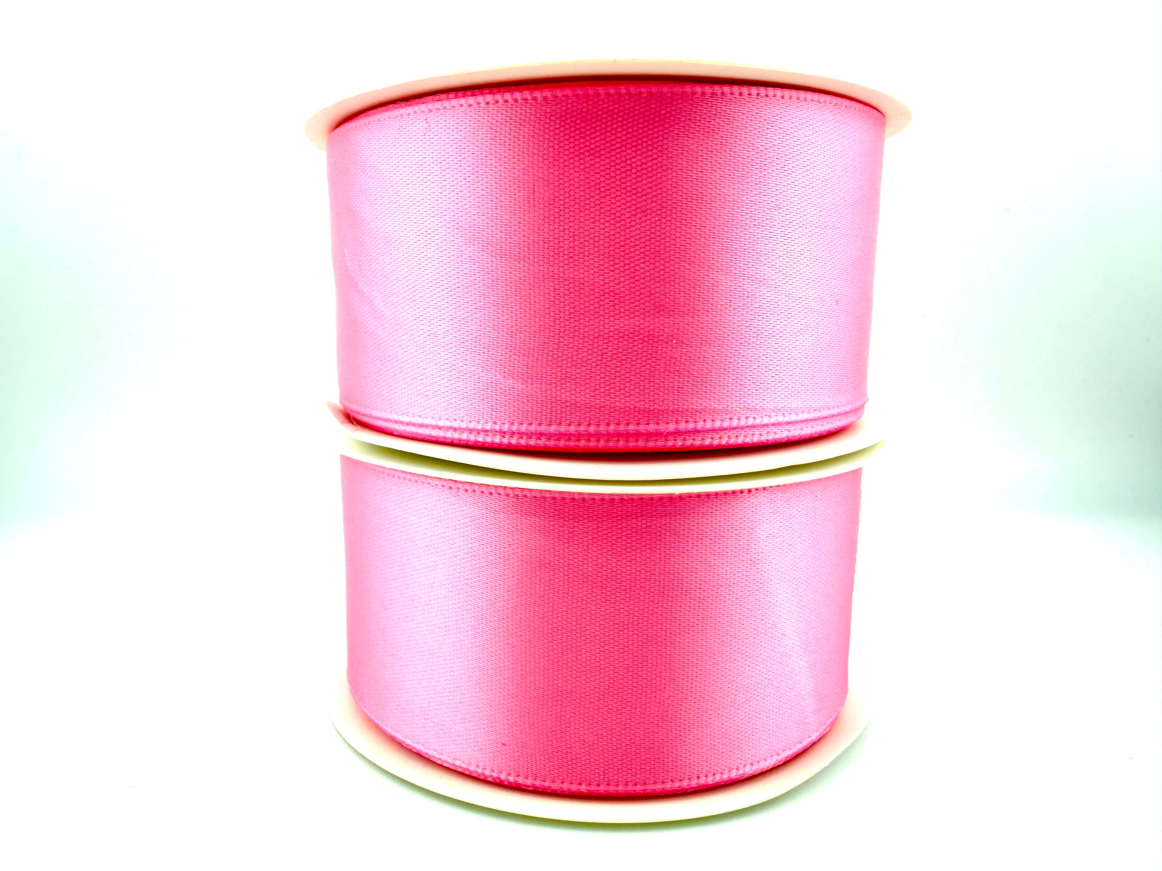 Rib-Row Ribbon 1.5 inch Medium Pink