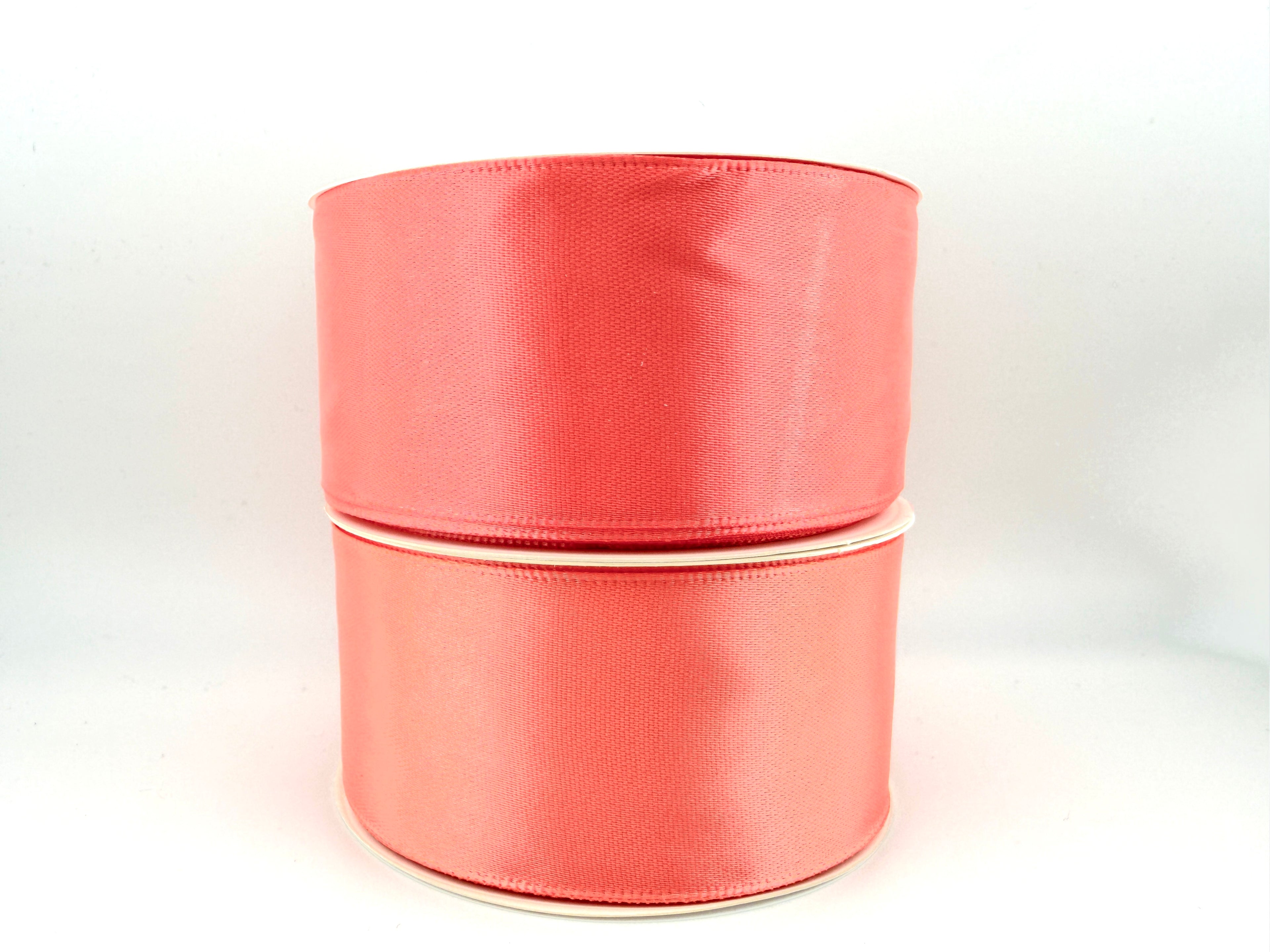 Rib-Row Ribbon 1.5 inch Clear Pink
