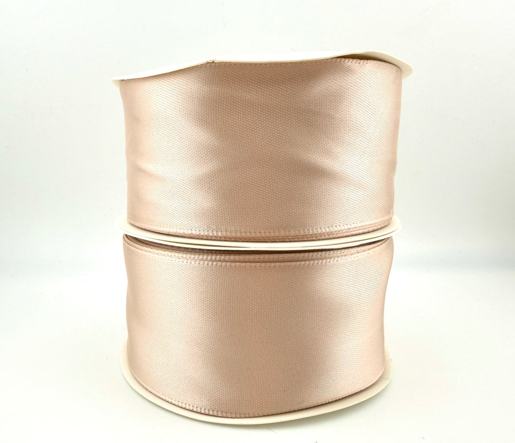 Rib-Row Ribbon 1.5 inch Satin Pink