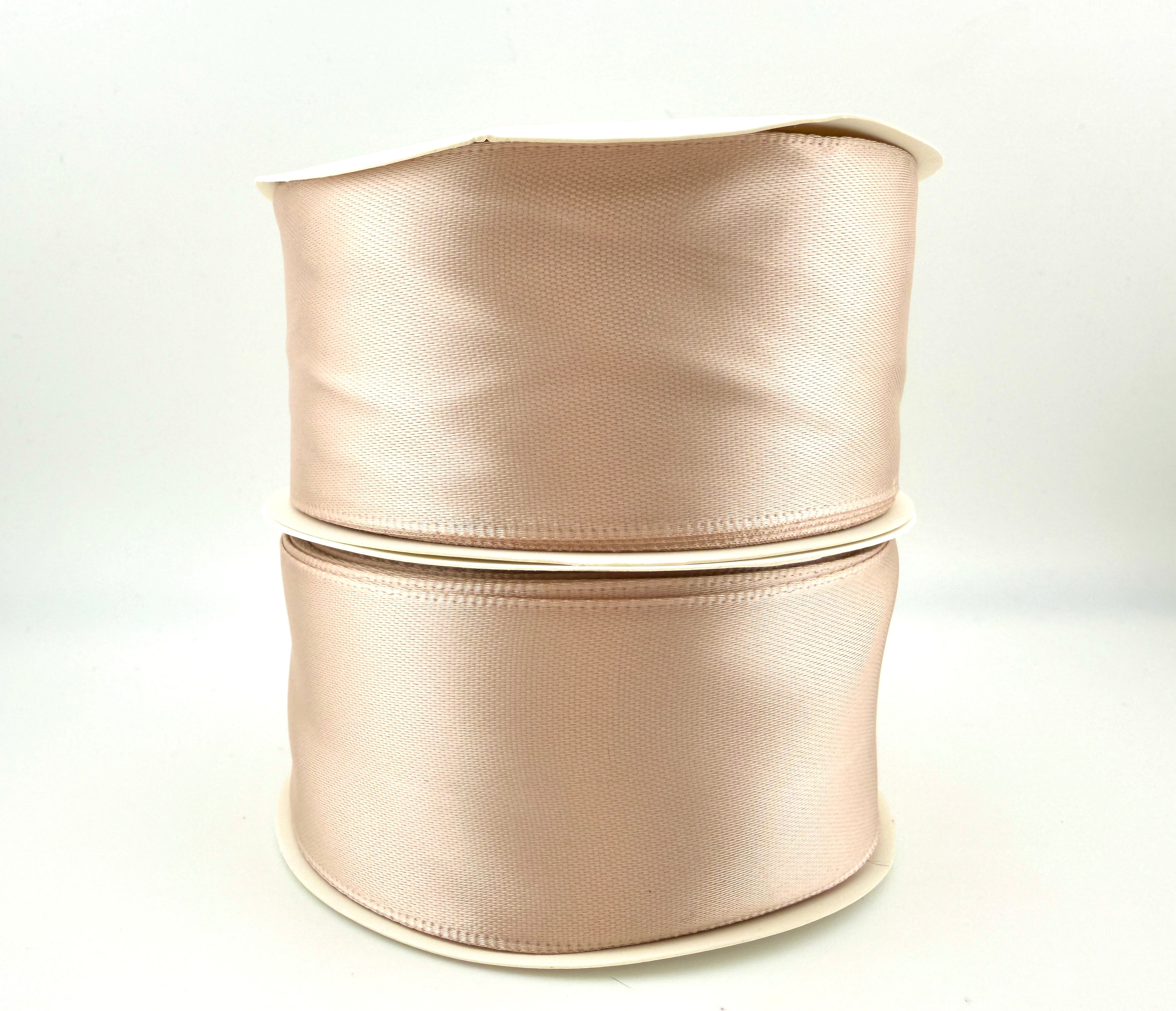 Rib-Row Ribbon 1.5 inch Satin Pink