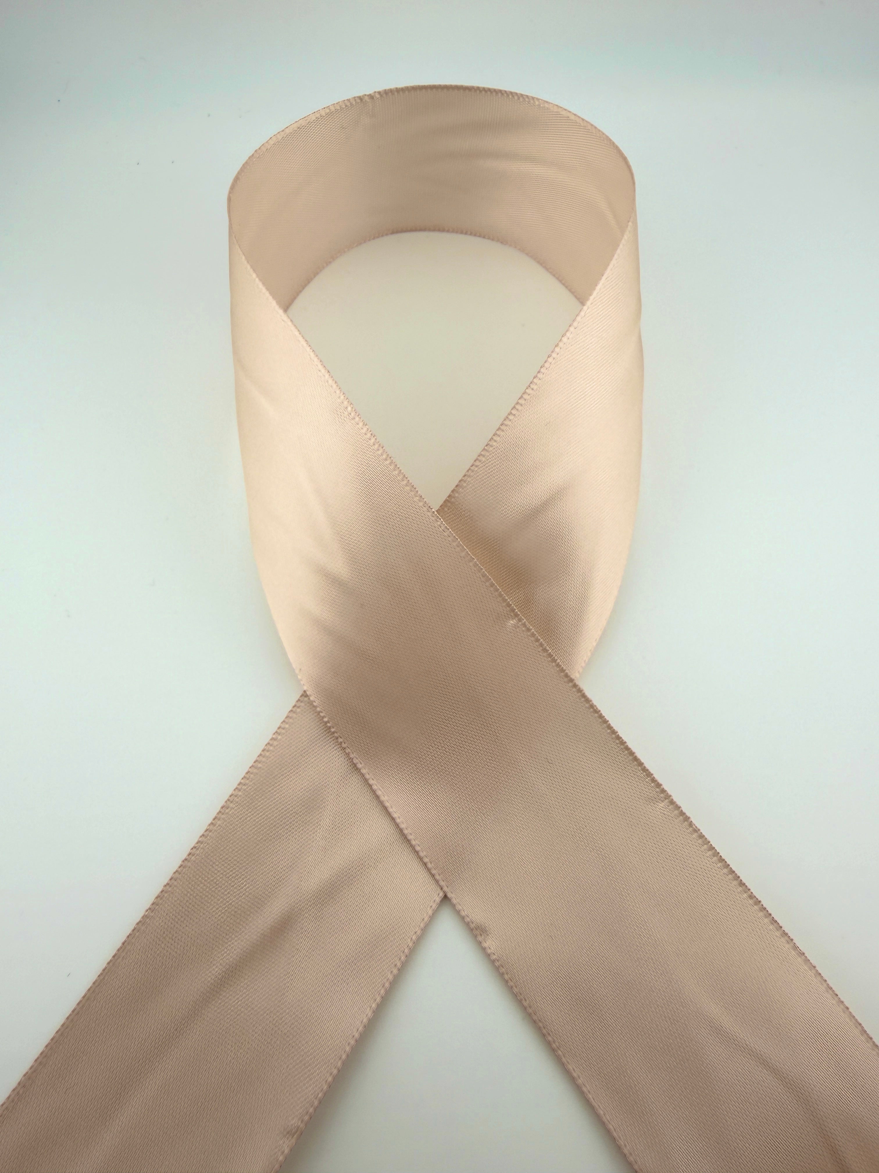 Rib-Row Ribbon 1.5 inch Satin Pink