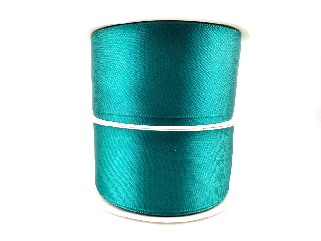 Rib-Row Ribbon 1.5 inch Teal Blue