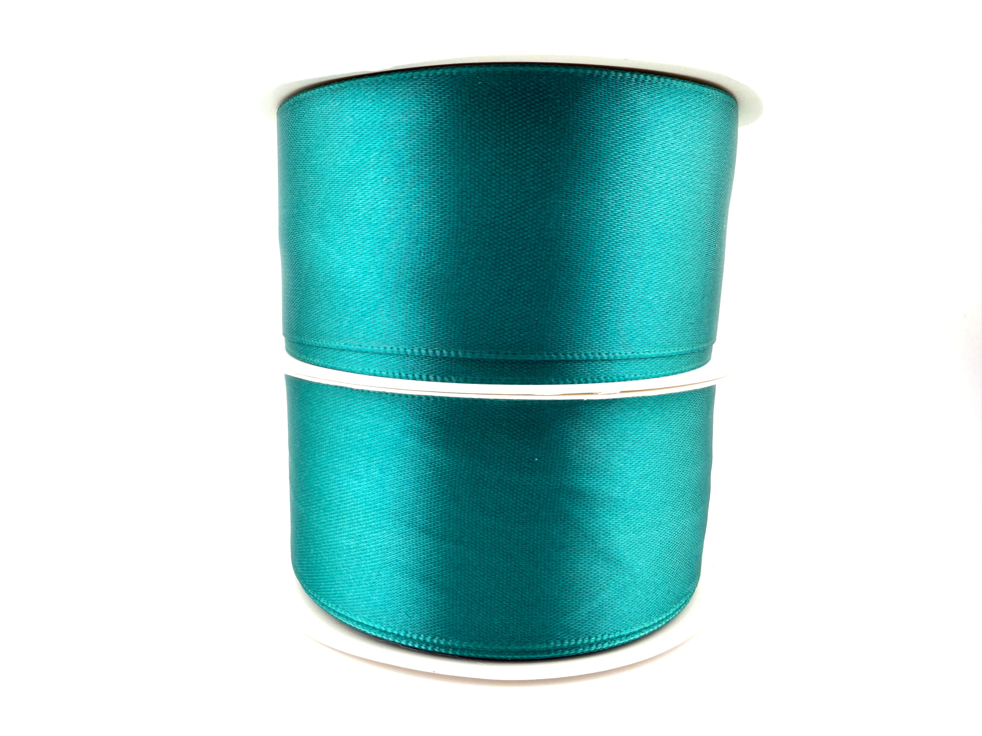 Rib-Row Ribbon 1.5 inch Teal Blue