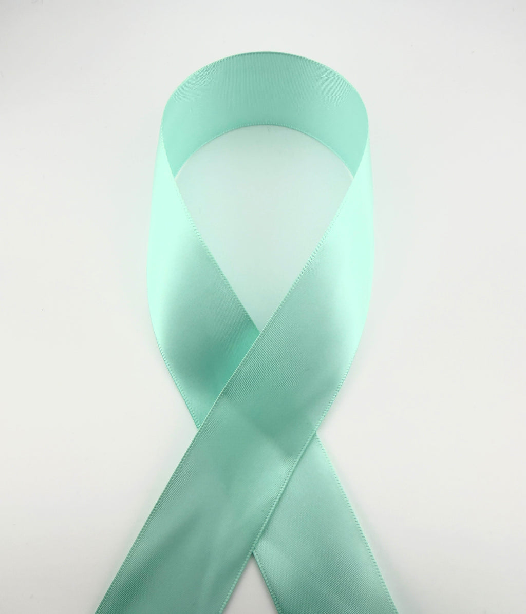 Rib-Row Ribbon 1.5 inch Light Turquoise