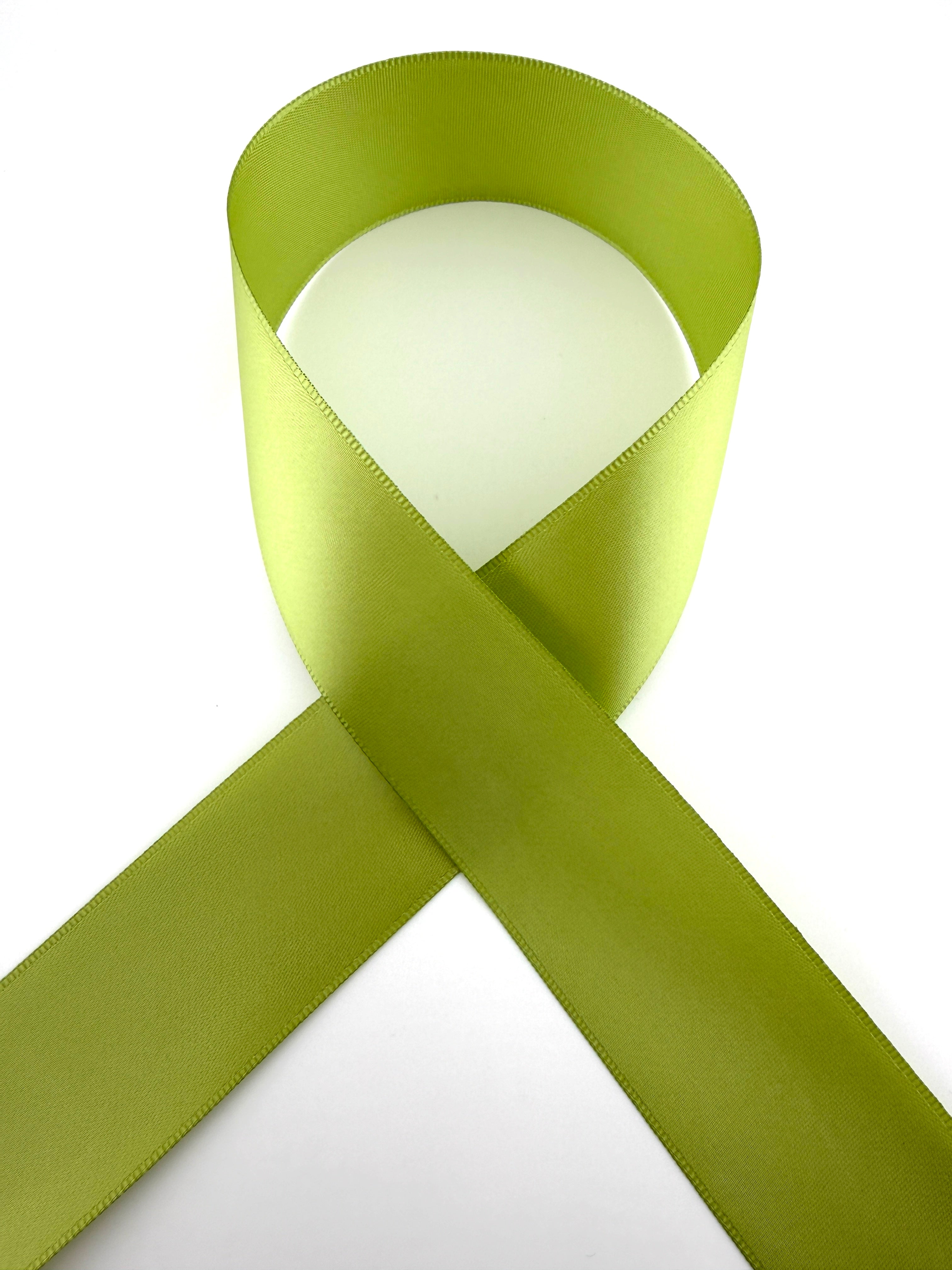 Rib-Row Ribbon 1.5 inch Moss Green