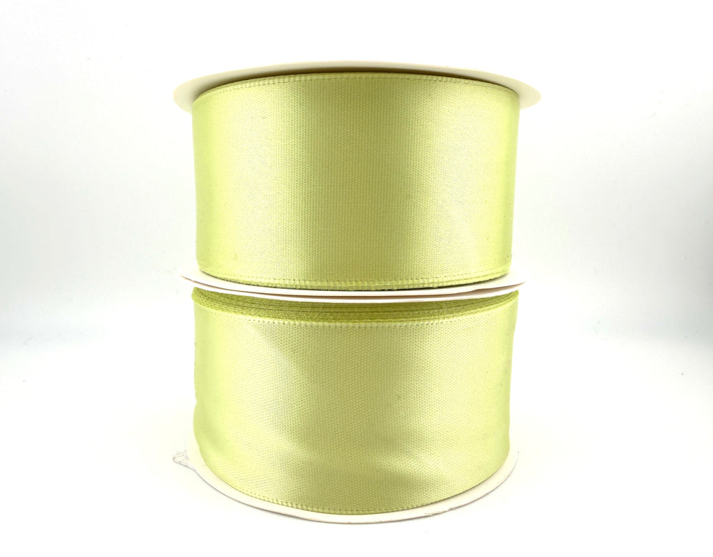 Rib-Row Ribbon 1.5 inch Yellow-Green