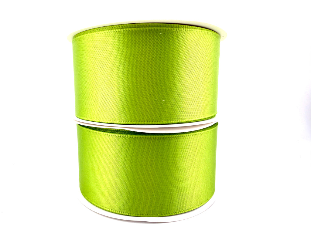 Rib-Row Ribbon 1.5 inch Apple Green