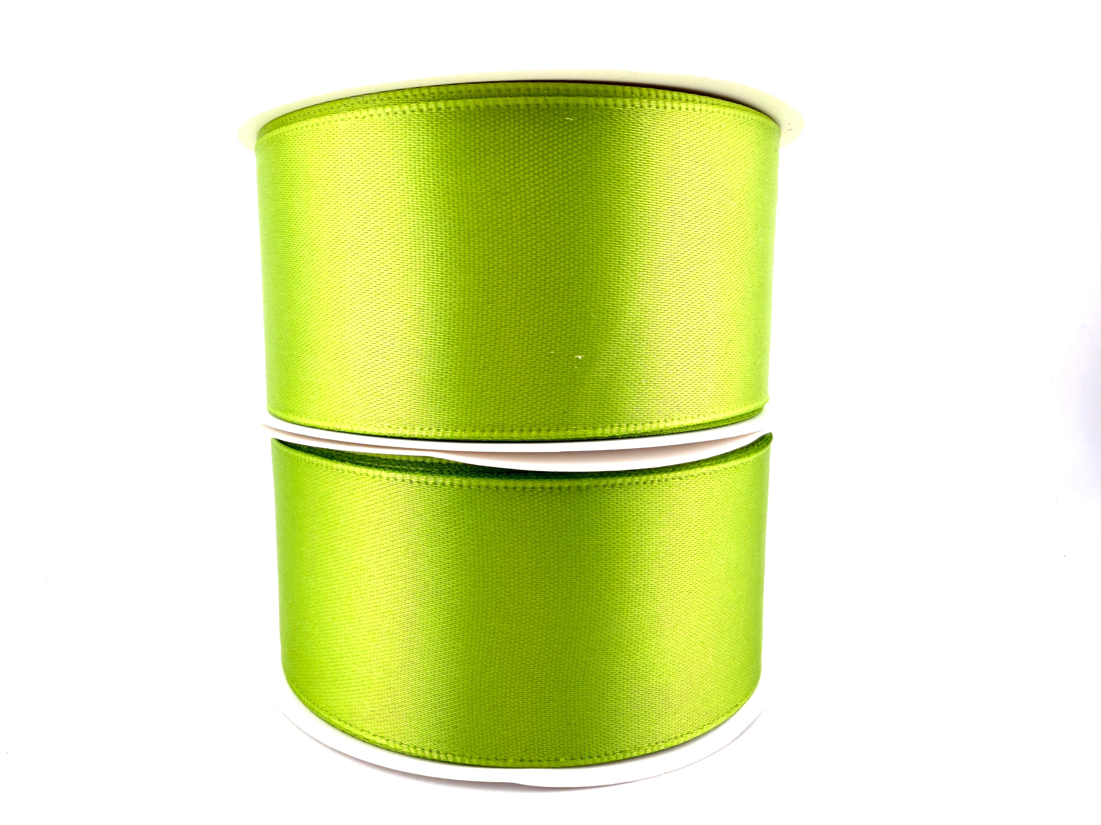 Rib-Row Ribbon 1.5 inch Apple Green