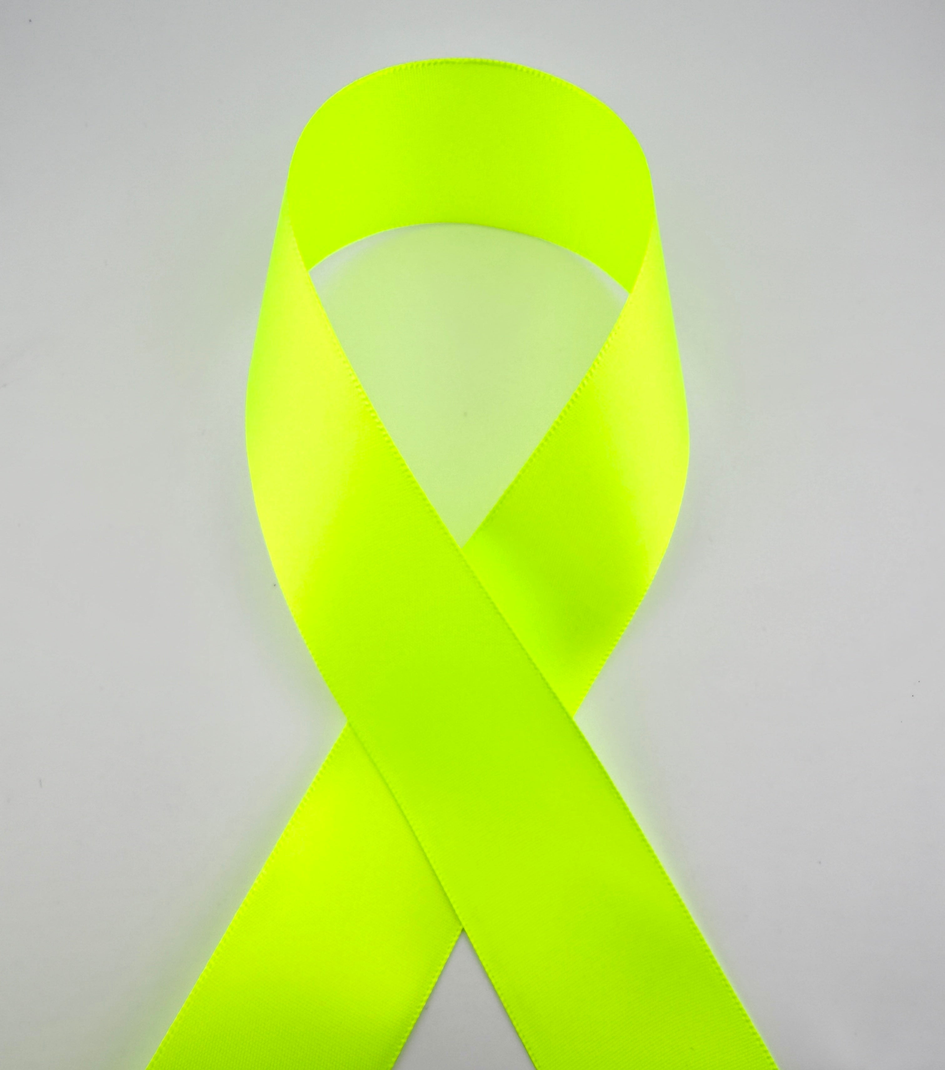 Rib-Row Ribbon 1.5 inch Neon Green