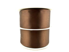 Rib-Row Ribbon 1.5 inch Coffee Brown