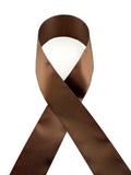 Rib-Row Ribbon 1.5 inch Coffee Brown