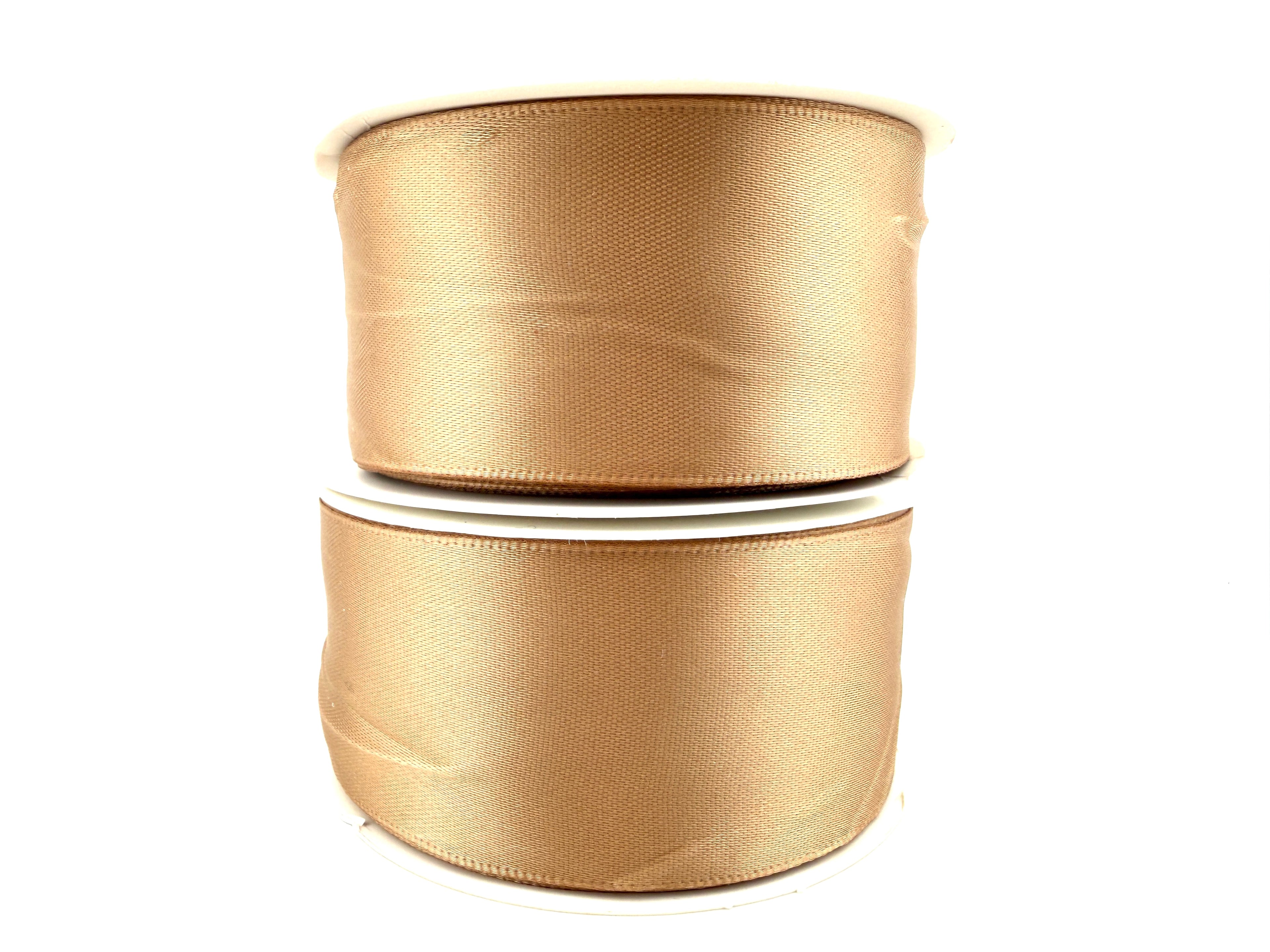 Rib-Row Ribbon 1.5 inch Tan