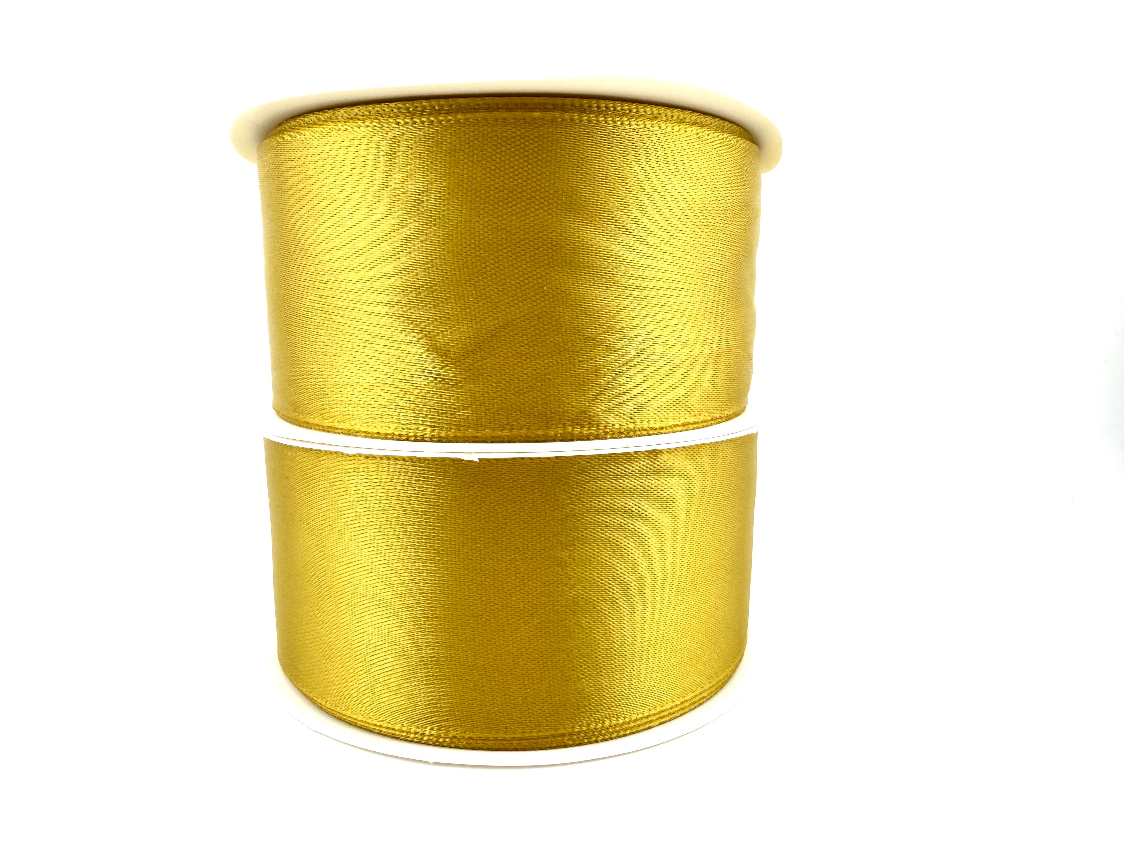 Rib-Row Ribbon 1.5 inch Gold