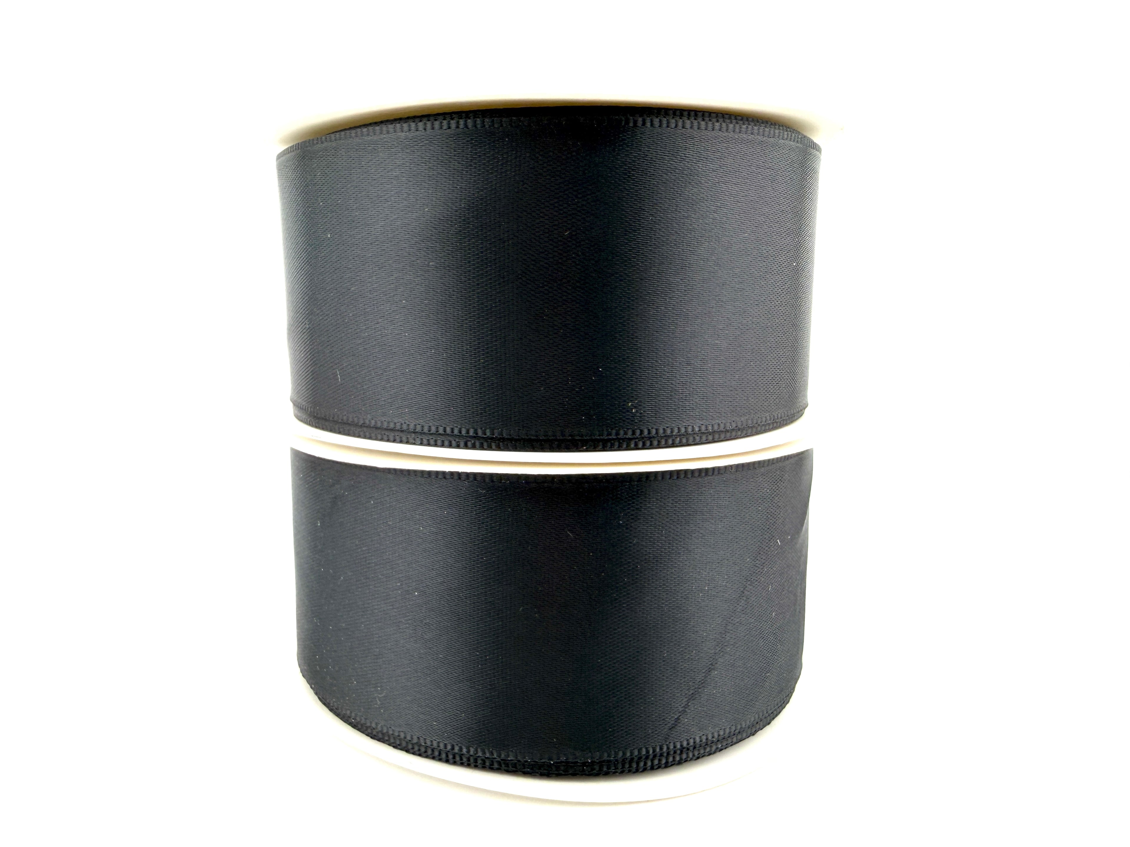 Rib-Row Ribbon 1.5 inch Black
