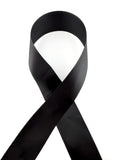 Rib-Row Ribbon 1.5 inch Black
