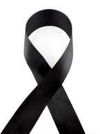 Rib-Row Ribbon 1.5 inch Black