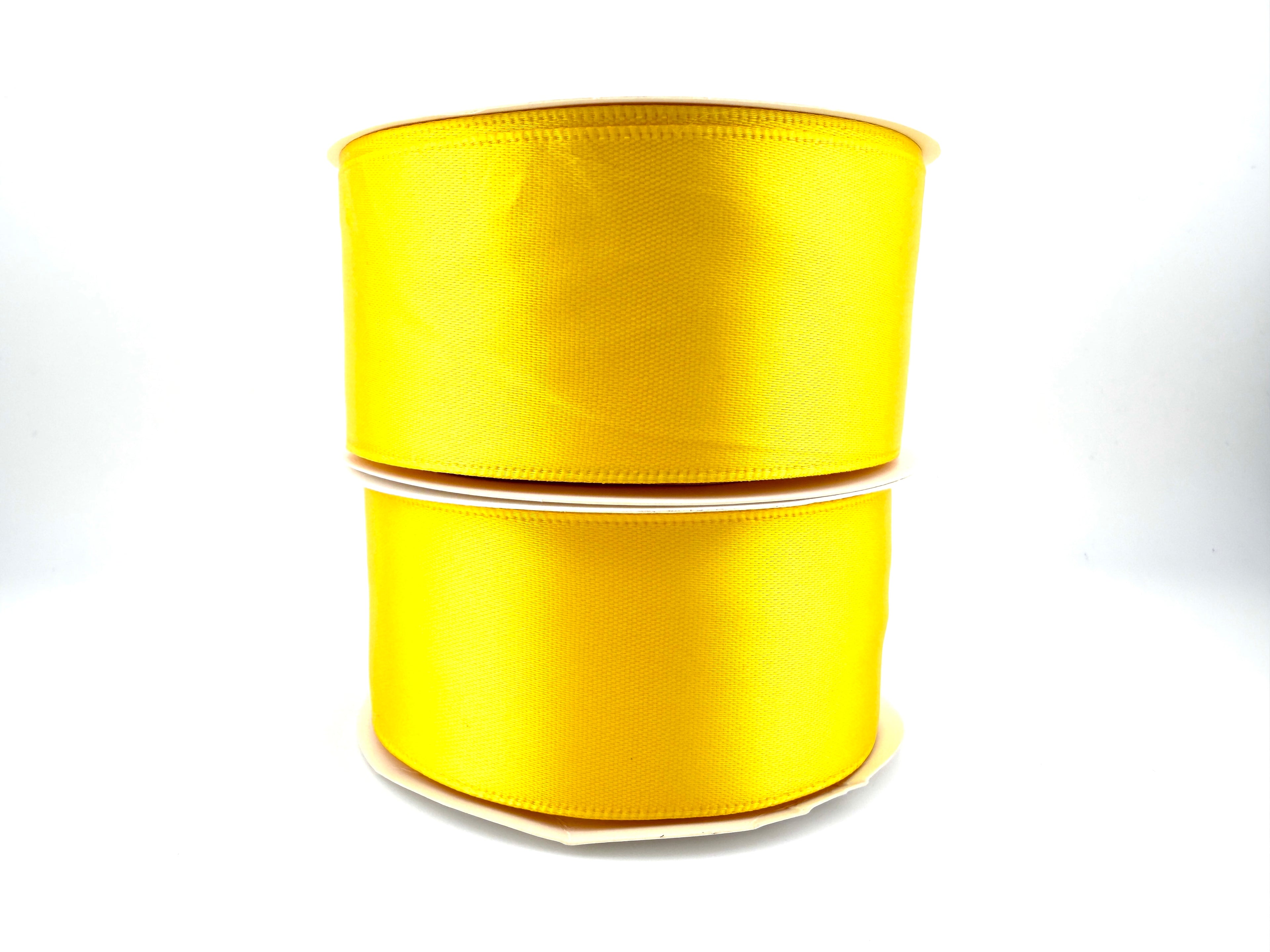 Rib-Row Ribbon 1.5 inch Banana Yellow