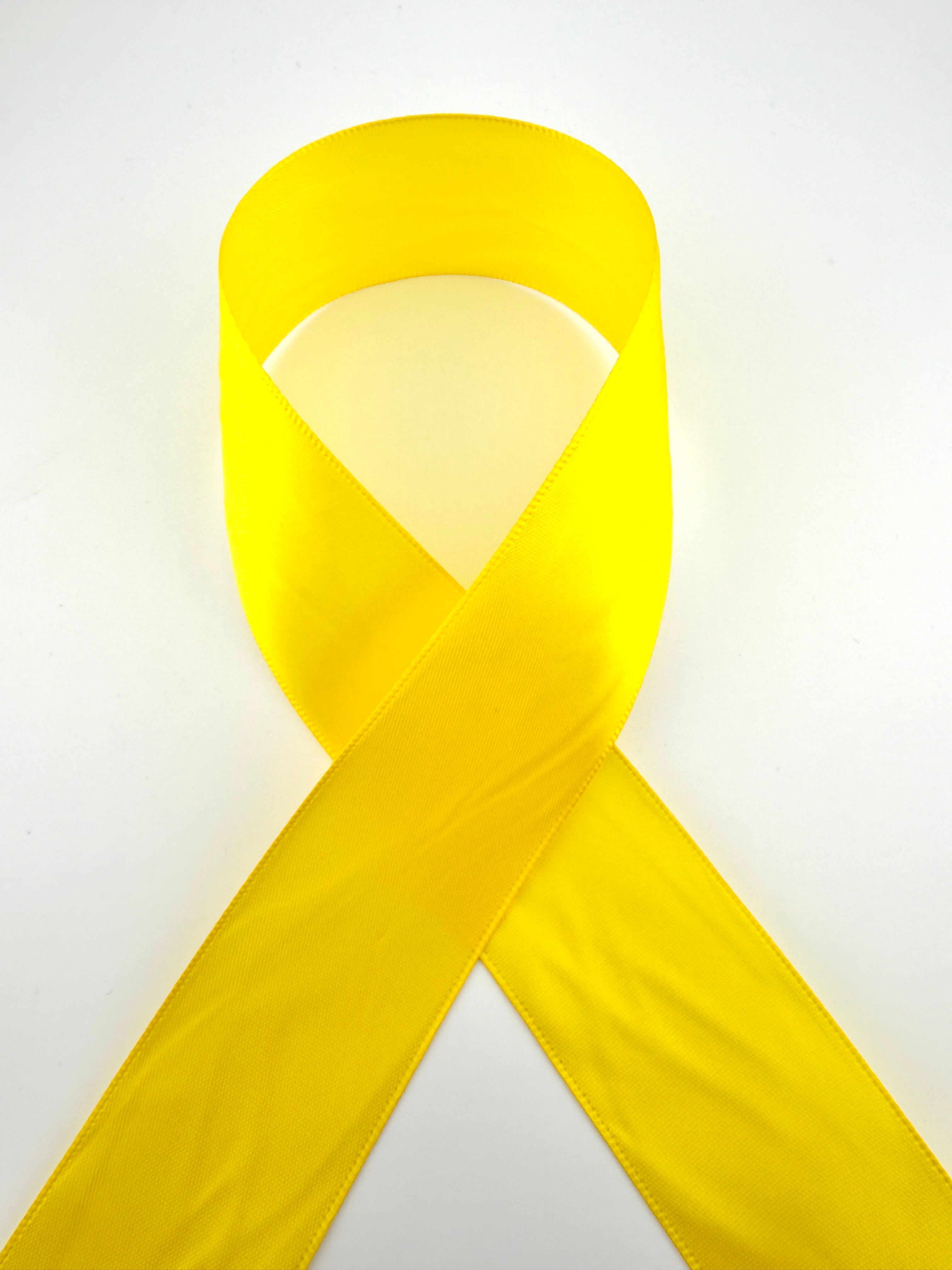 Rib-Row Ribbon 1.5 inch Banana Yellow