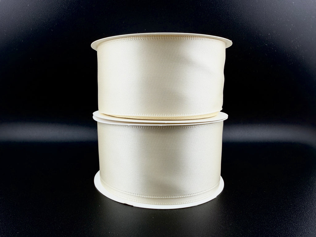 Rib-Row Ribbon 1.5 inch Off White