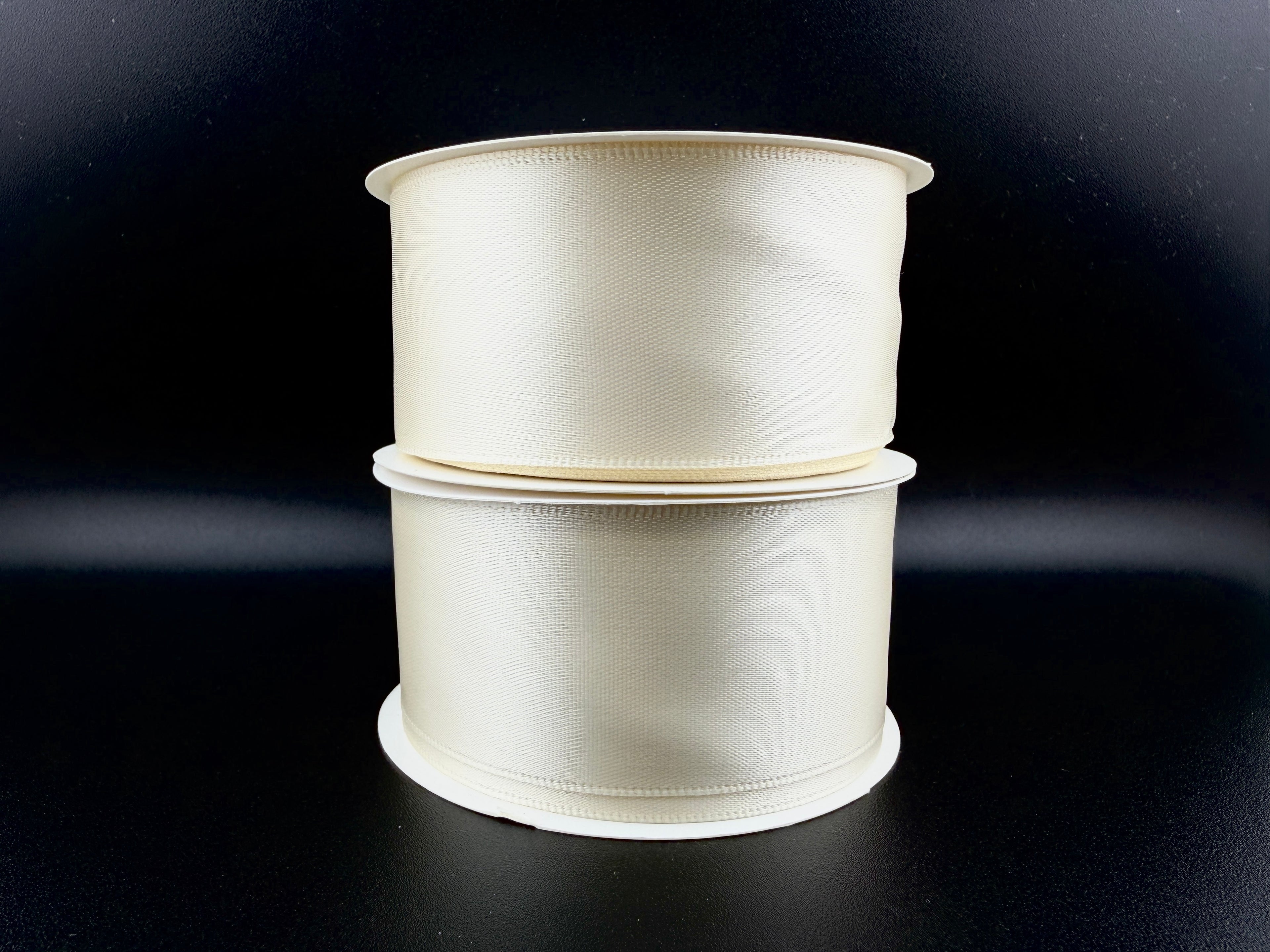 Rib-Row Ribbon 1.5 inch Off White
