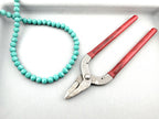 8mm Glass faceted round Beads Turquoise Green
