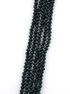 8mm Glass Faceted Rondelle Beads Dark Green