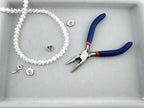 8mm Glass Faceted Rondelle Beads Crystal