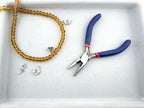 8mm Glass Faceted Rondelle Beads Topaz