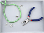 6mm Glass Faceted Rondelle Beads Green