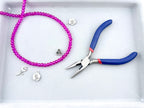 6mm Glass Faceted Rondelle Beads Purple