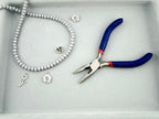 6mm Glass Faceted Rondelle Beads Gray