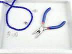 6mm Glass Faceted Rondelle Beads Blue